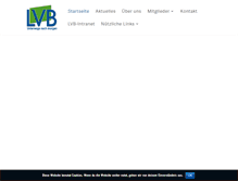 Tablet Screenshot of lvb-bremen.de